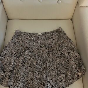 Marshalls Black and Tan Mini Skirt